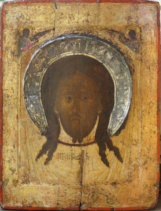 Старинная икона спас Нерукотворный