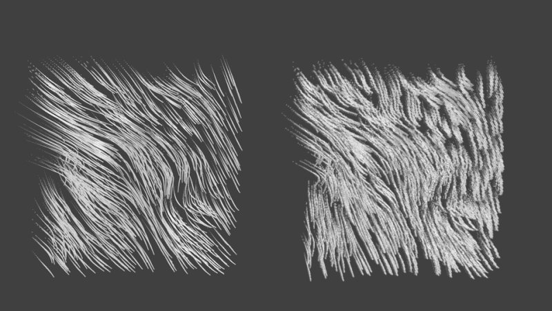 Нарисованный мех