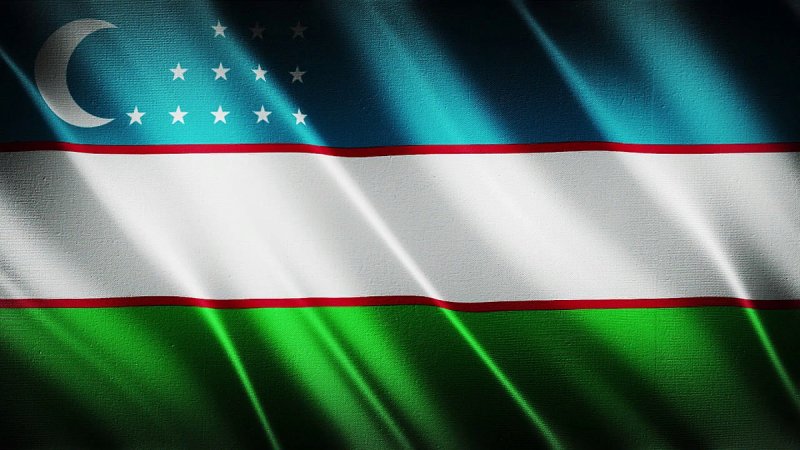 Флаг Республики Узбекистан