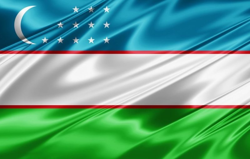 Уз флаг Узбекистана