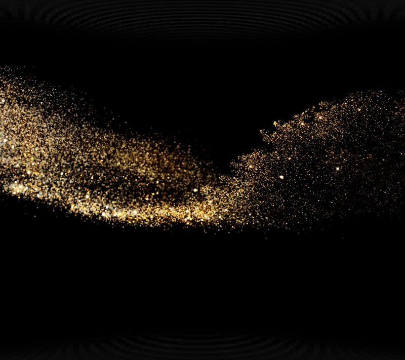 Золотые блестки