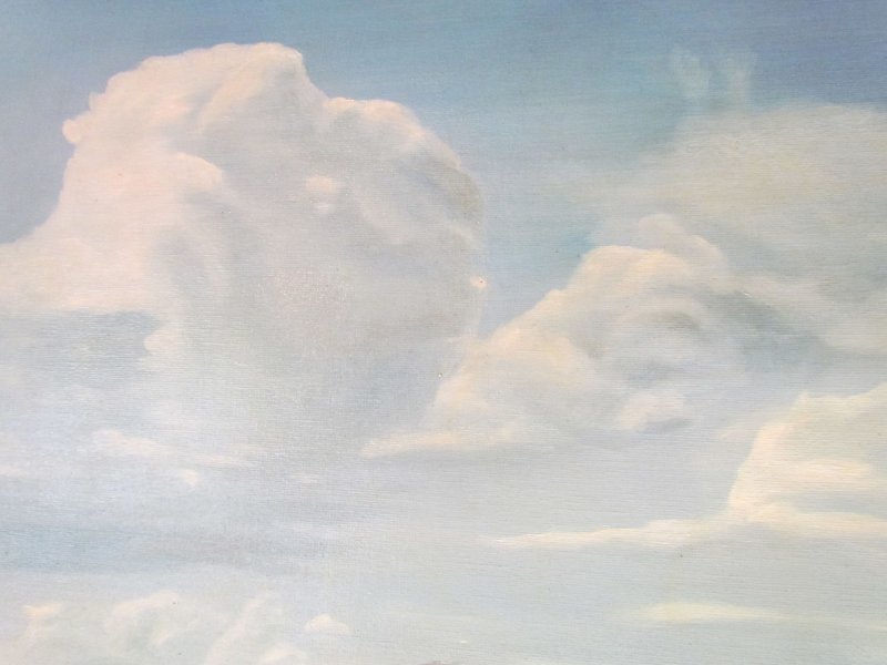 Облака акварелью