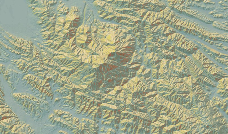 Текстура рельефа