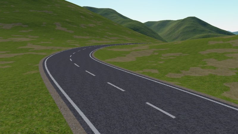 Дорога поворот