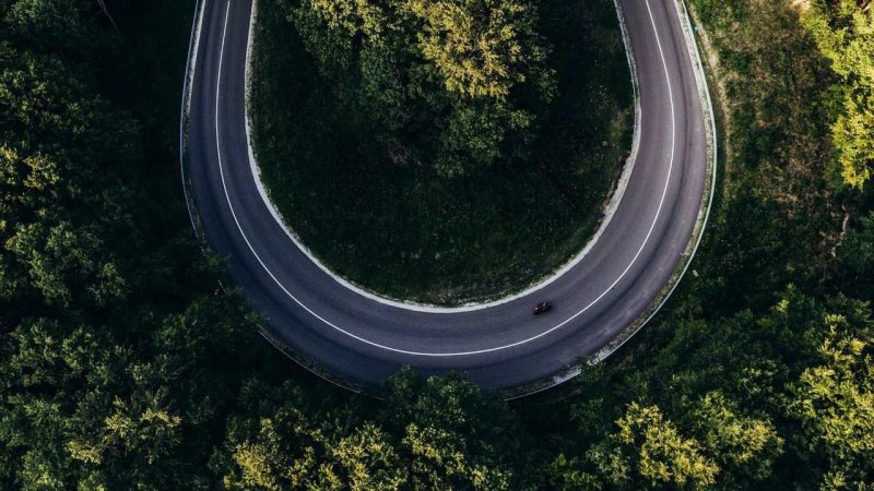 Дороги вид сверху