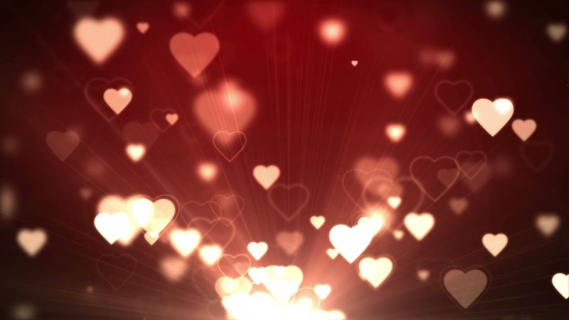Сердечки фон