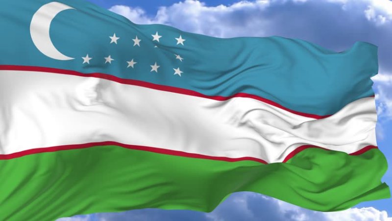 Флаг Республики Узбекистан