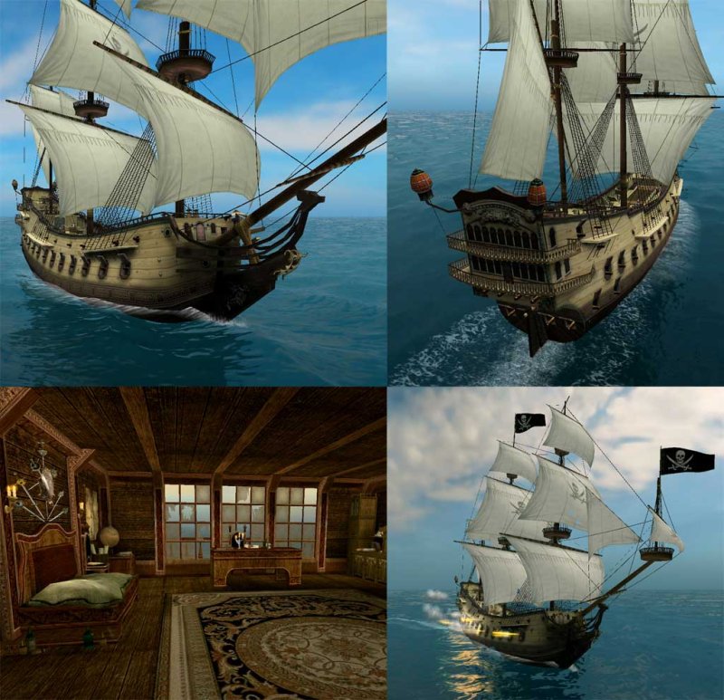 Корабль Летучий голландец Корсары