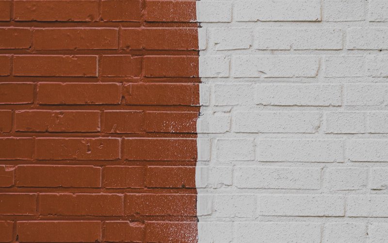 Кирпичная краска для фасада