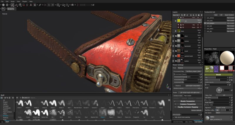 Текстурирование в substance Painter