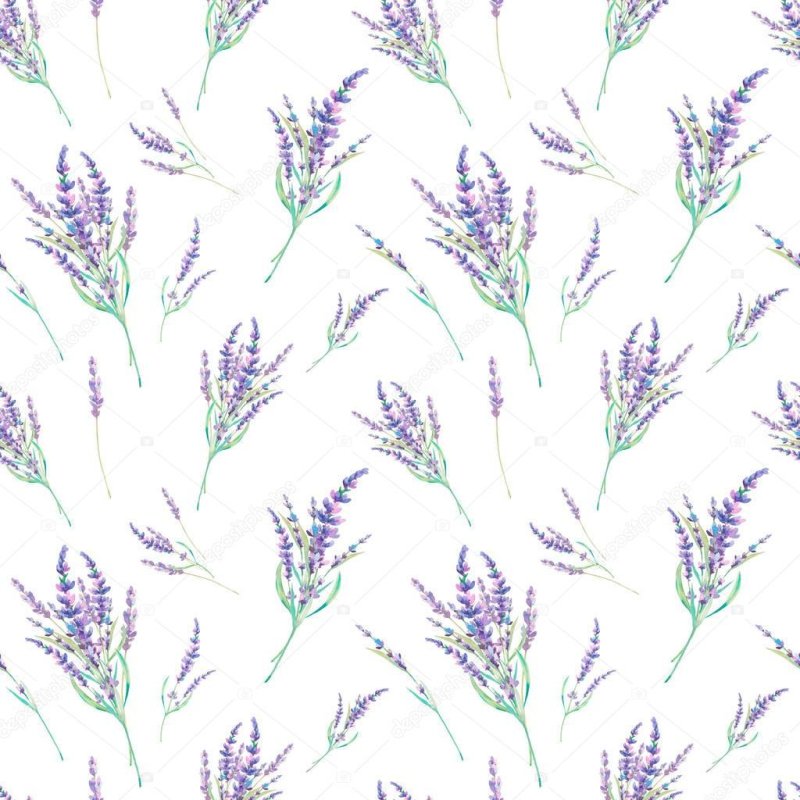 Лаванда паттерн
