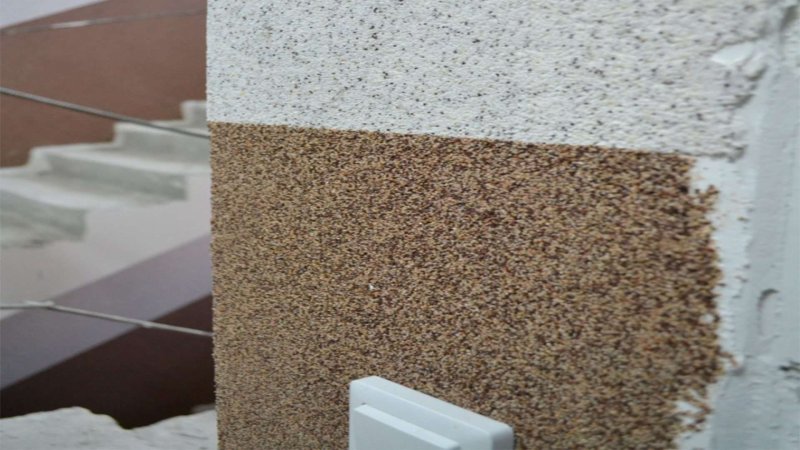 Байрамикс мраморная крошка фасад