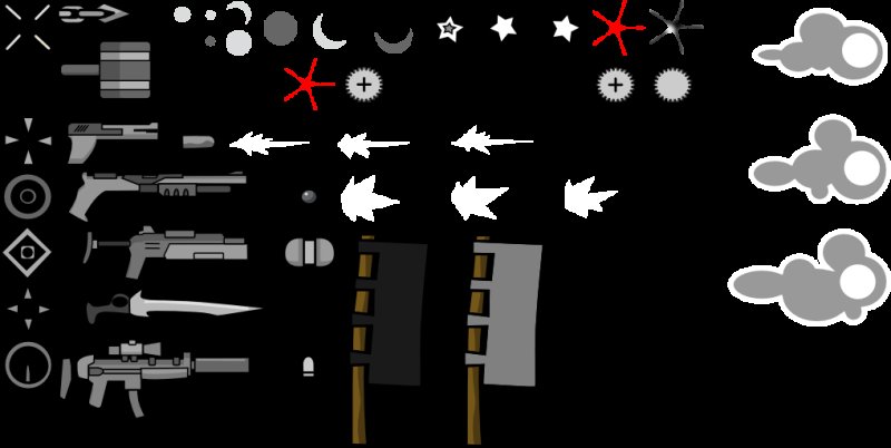 Маднесс комбат спрайты оружия