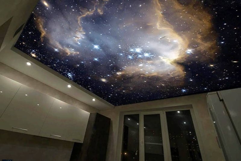 Натяжной потолок звездное небо