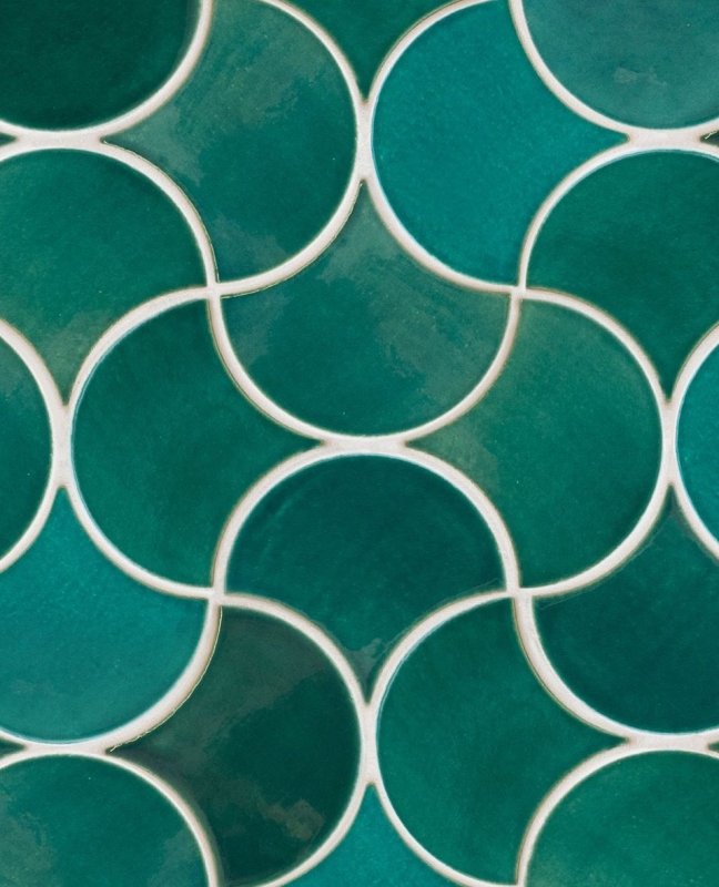 Зеленая плитка текстура