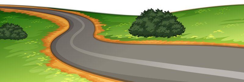 Дорога мультяшная
