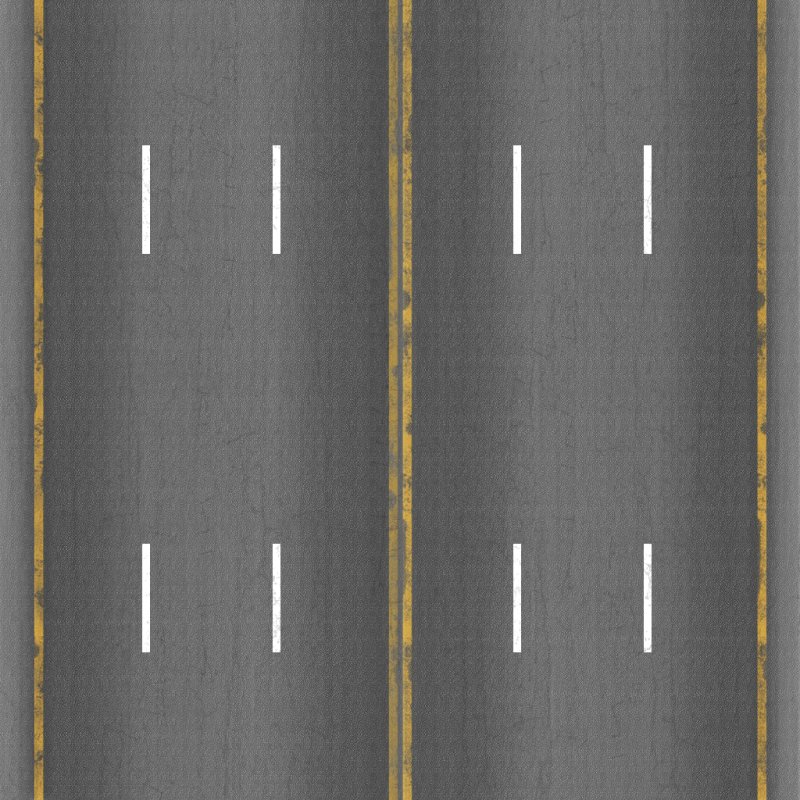 Дорога вид сверху