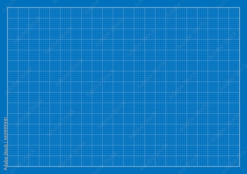 Синяя бумага для чертежей