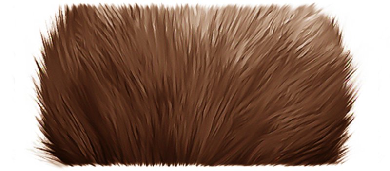 Нарисованный мех