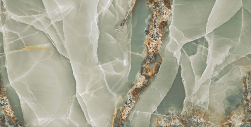 Керамогранит зеленый Оникс