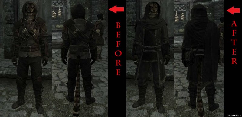 Скайрим броня гильдии воров реплейсер
