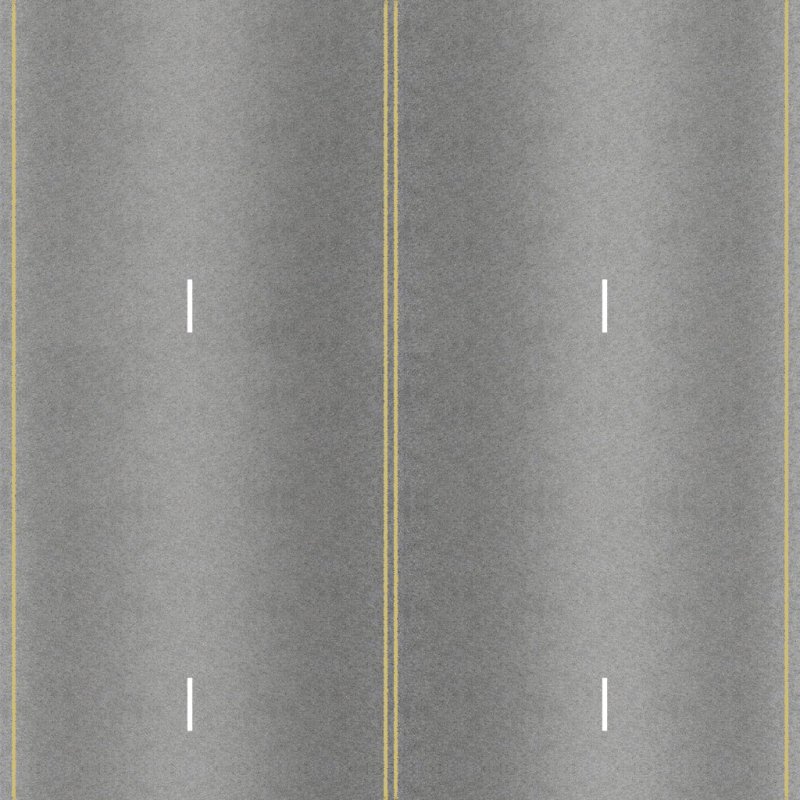 Текстура дороги с разметкой