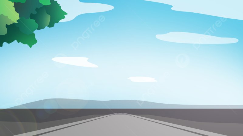 Дорога мультяшная