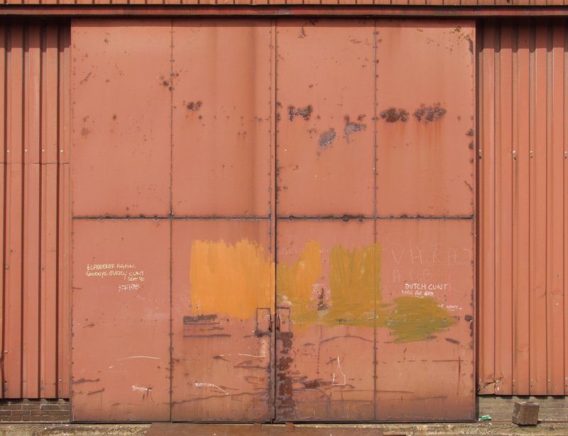 Текстура металлических ворот