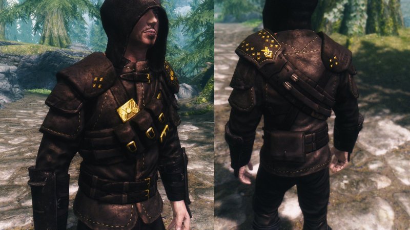 Skyrim броня гильдии воров