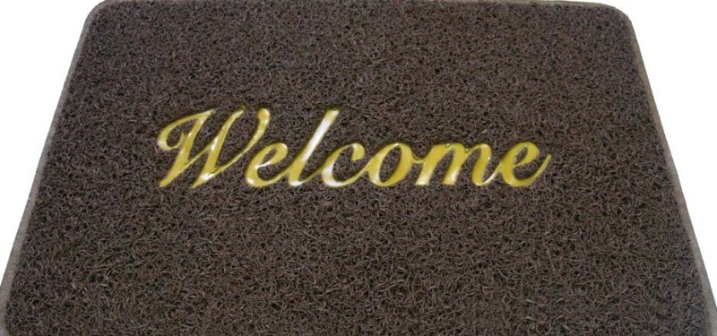 Коврик придверный 60*80 Sikaqi велком