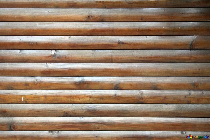 Стена из бревен