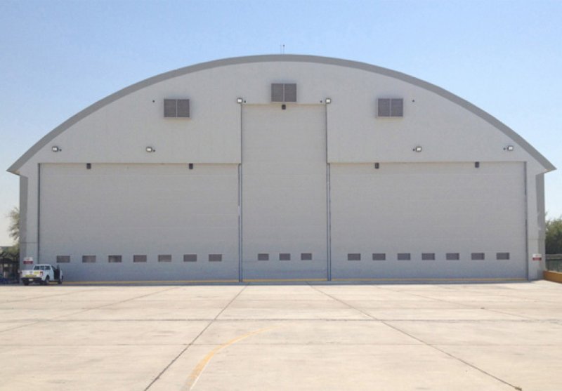 Ворота для Ангара 28 метров