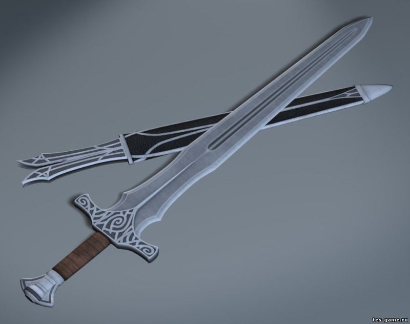 Стальной меч одноручный скайрим
