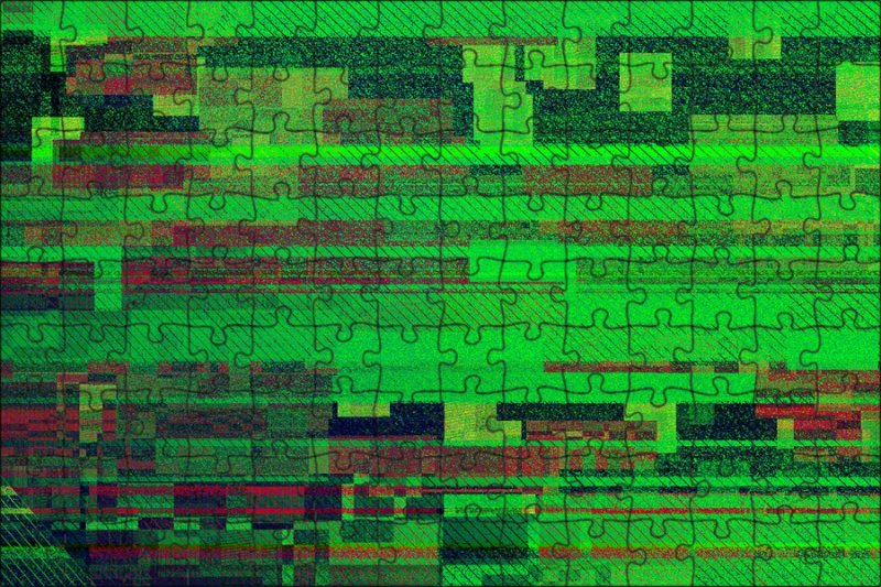 Глитч пиксели