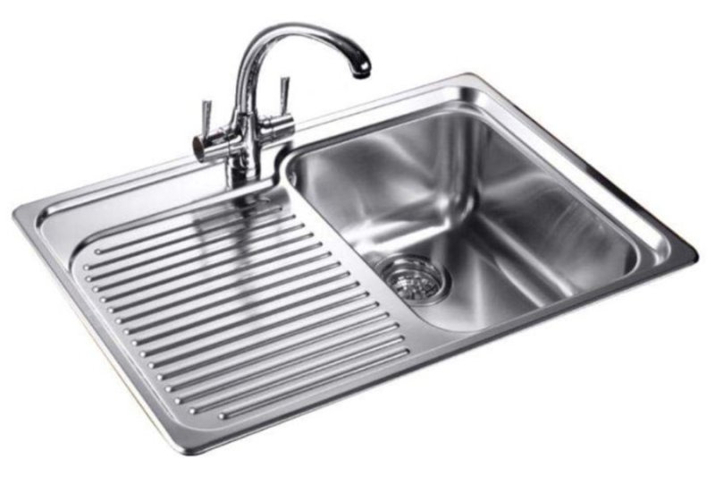 Мойка накладная 800х600 нержавеющая сталь