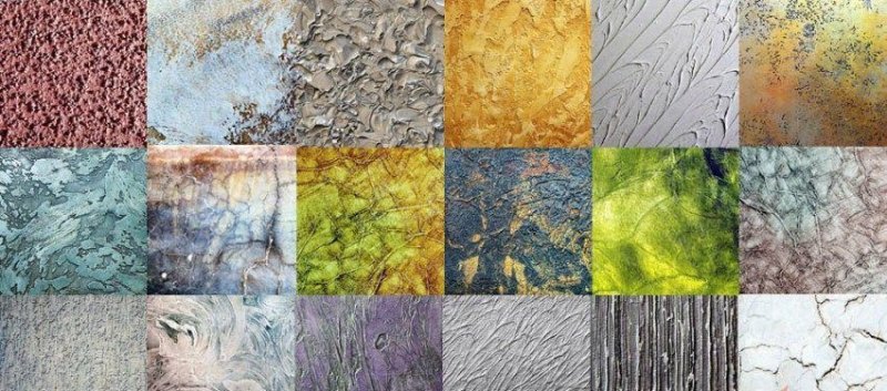 Декоративная штукатурка цвета